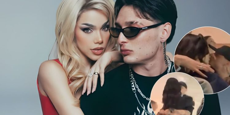 Kenia Os y Peso pluma, aparecen juntos en el Super Bowl