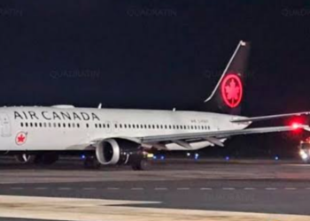 Avión procedente de Canadá aterriza de emergencia en el Aeropuerto de Cancún