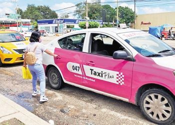Buscan reactivar Taxi Plus Rosa en Villahermosa