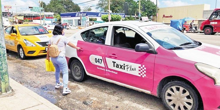 Buscan reactivar Taxi Plus Rosa en Villahermosa