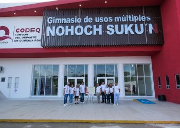 Entrega Mara Lezama gimnasio “Nohoch Suku´n”, de Chetumal, totalmente rehabilitado, al servicio de los chetumaleños