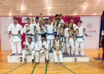 Conquistan judocas quintanarroenses 21 medallas en el Segundo Campeonato Estudiantil Abierto