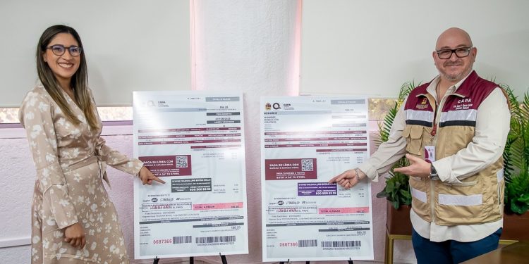 Lanza SEMUJERES y CAPA campaña ¡No estás sola! en recibos de agua