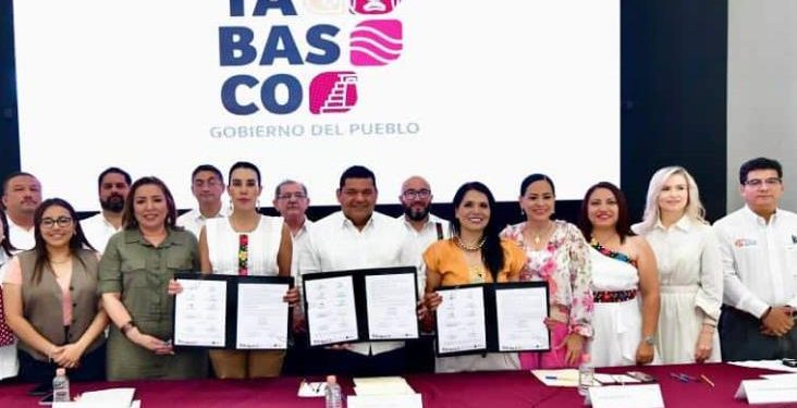 Firman convenio para la formación de jóvenes tabasqueños en turismo