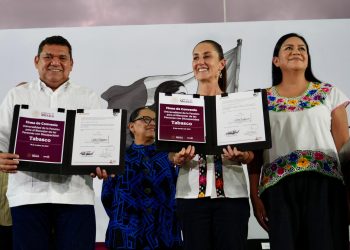Tabasco firma convenio con Bienestar para ampliar pensión a personas con discapacidad