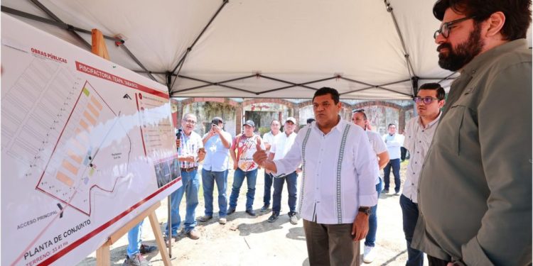Gobernador supervisa rehabilitación de piscifactoría en Teapa con inversión de 34 mdp
