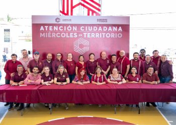LAYDA SANSORES, PUSO EN MARCHA EL “MIÉRCOLES EN TERRITORIO” E INAUGURÓ LA NUEVA CANCHA  TECHADA DE LA COLONIA TEPEYAC