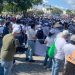 Marchan docentes y trabajadores sindiclizados de Quintana Roo en Cancún en contra de la reforma a la Ley de ISSSTE