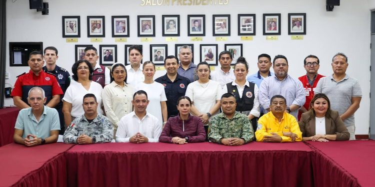 Instalan el Comité Operativo Especializado en Incendios Forestales y Urbanos del Municipio de Benito Juárez, Temporada 2025