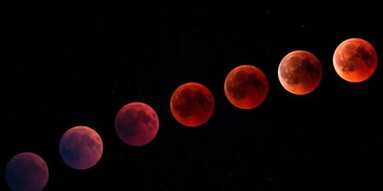 Eclipse Lunar 2025 comúnmente llamado ‘Luna de Sangre’