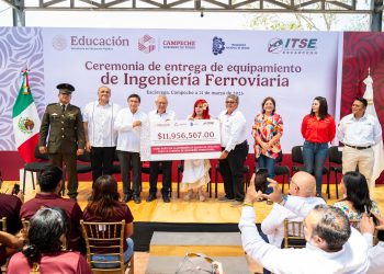 INVERSIÓN DE $11.9 MILLONES PARA LA IMPULSAR LA CARRERA DE INGENIERÍA FERROVIARIA DEL  INSTITUTO TECNOLÓGICO SUPERIOR DE ESCÁRCEGA
