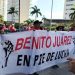 Maestros realizaron mega marcha en Cancún