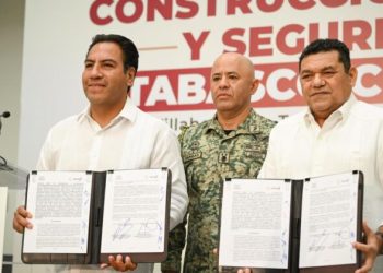 Tabasco y Chiapas firman convenio por la paz y seguridad en la región