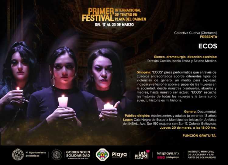 “El Espacio para la escena” se presenta en la Galería de Arte de Playa del Carmen