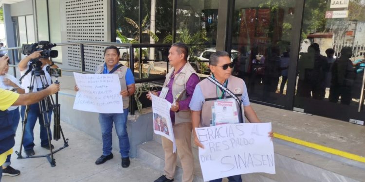 Rogerio Castro Vázquez, delegado de la Secretaría de Bienestar aseguró desconocer el motivó la protesta