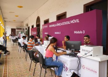 Llega Ventanilla Única Estatal Móvil a Tecoh