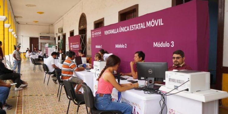 Llega Ventanilla Única Estatal Móvil a Tecoh