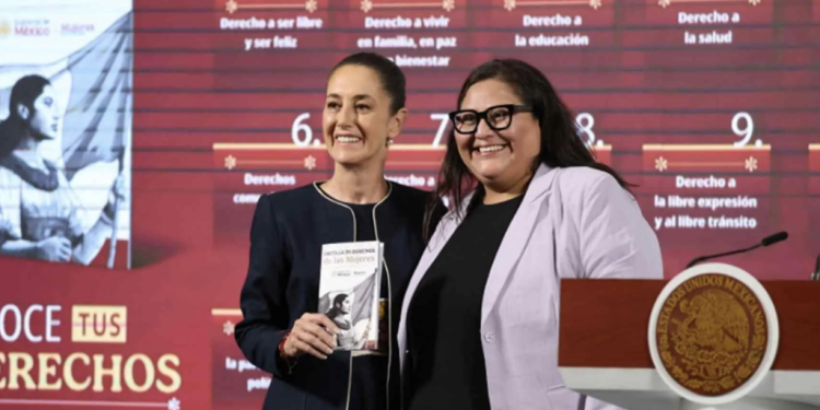 Sheinbaum presenta la Cartilla de Derechos de las Mujeres