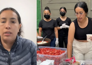 Atacan con ácido a vendedora de fresas con crema que se hizo viral