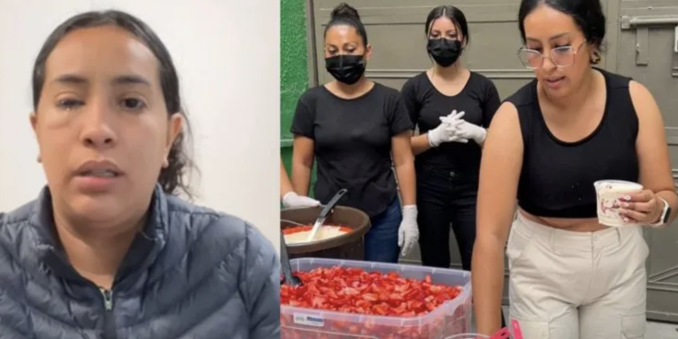 Atacan con ácido a vendedora de fresas con crema que se hizo viral