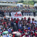 CNTE bloquea accesos a la Terminal 1 y 2 del AICM en protesta contra la Ley del ISSSTE