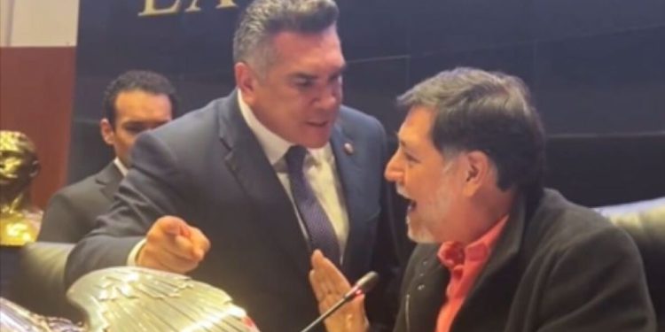 Tensión en el Senado: Noroña acusa a Alito de merecer cárcel; Moreno responde con insultos