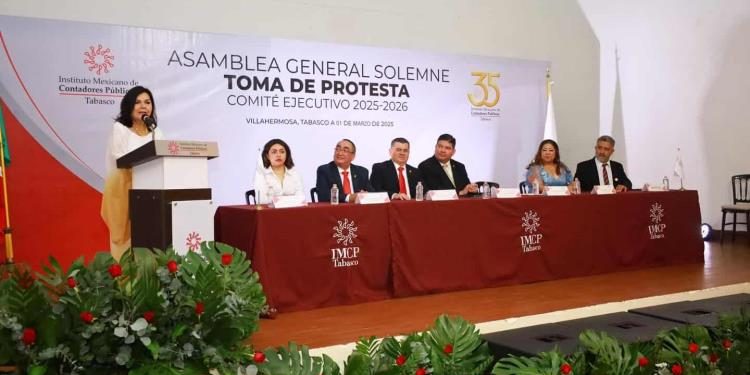 María del Rosario García Anota asume la presidencia del Instituto de Contadores Públicos de Tabasco