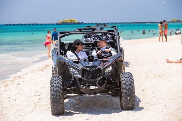 Estefanía Mercado, con despliegue histórico, refuerza la seguridad en Playa del Carmen para una Semana Santa segura y tranquila