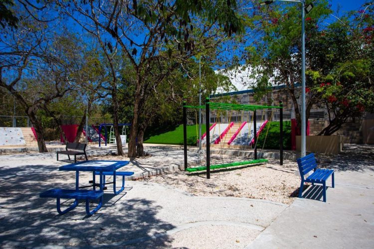Otro espacio rescatado para el pueblo, Estefanía Mercado entrega el renovado Parque de la Noventa