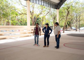 Otro espacio rescatado para el pueblo, Estefanía Mercado entrega el renovado Parque de la Noventa