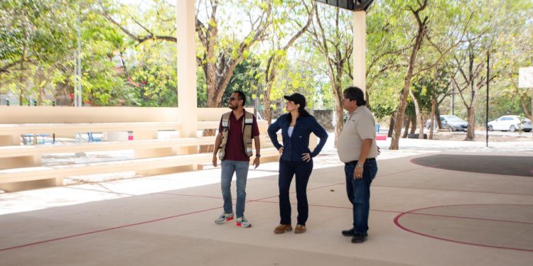 Otro espacio rescatado para el pueblo, Estefanía Mercado entrega el renovado Parque de la Noventa