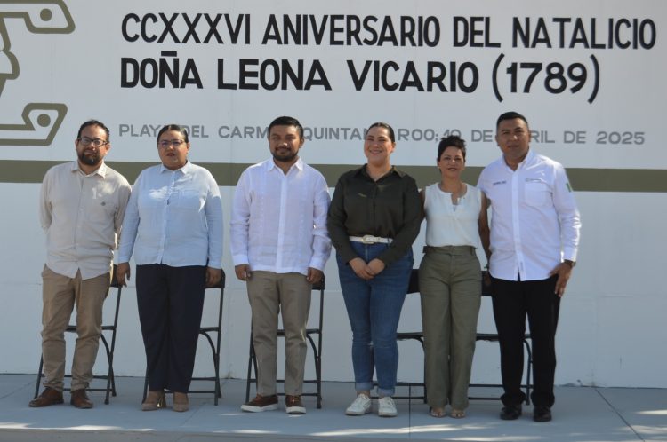 Gobierno de Playa del Carmen conmemora el 236 aniversario del natalicio de Leona Vicario