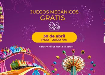 Juegos mecánicos gratis para niñas y niños el 30 de abril en la Feria Tabasco 2025