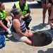 Turista cae a registro sin tapa en Boca del Río