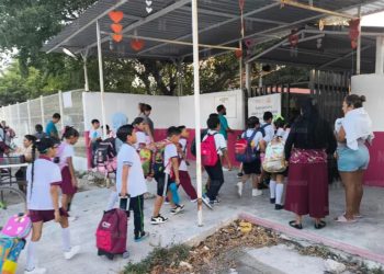 El regreso a clases también se intensificó en Cancún
