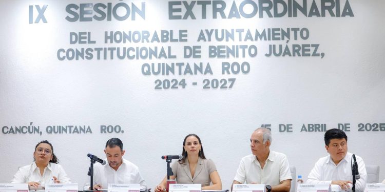 Cabildo aprueba por unanimidad las modificaciones al Presupuesto de Egresos del Municipio de Benito Juárez, así como a la Cuenta Pública