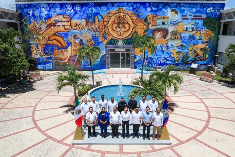 Playa del Carmen fortalece lazos internacionales: Estefanía Mercado recibe al alcalde de Belmopán, Belice, y comparte avances de transformación turística y de seguridad