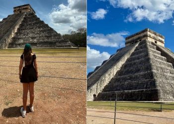 Instalan nuevas vallas perimetrales alrededor de ‘El Castillo’ en Chichén Itzá, tras los recientes incidentes con turistas