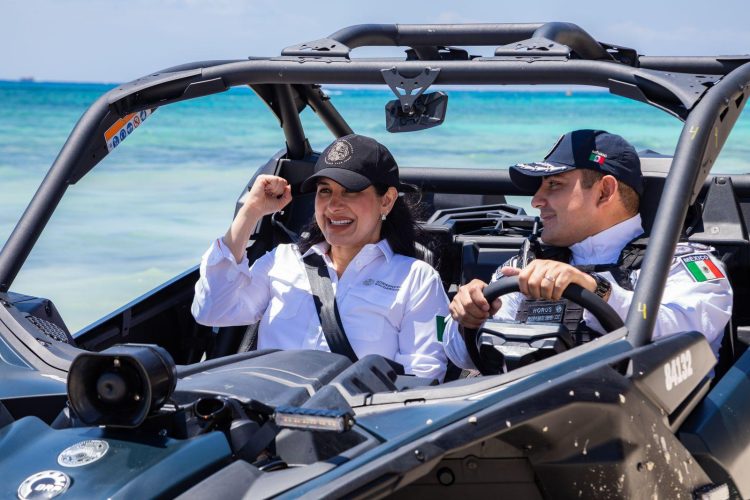 Estefanía Mercado, con despliegue histórico, refuerza la seguridad en Playa del Carmen para una Semana Santa segura y tranquila