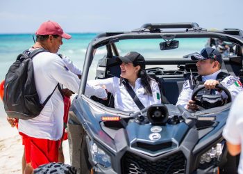 Estefanía Mercado, con despliegue histórico, refuerza la seguridad en Playa del Carmen para una Semana Santa segura y tranquila