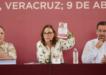 Coordinación y compromiso con la educación en Veracruz, reitera Rocío Nahle