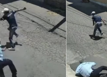 Abuelito defiende su papelería a machetazos en Tulyehualco y se viraliza