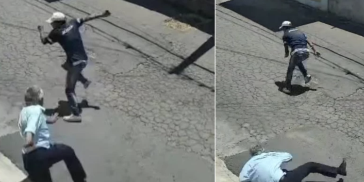 Abuelito defiende su papelería a machetazos en Tulyehualco y se viraliza