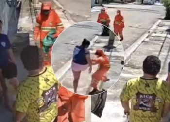 Valiente madre enfrenta a ladrones para proteger a su hija y esposo; video se hace viral