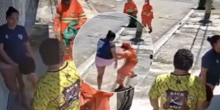 Valiente madre enfrenta a ladrones para proteger a su hija y esposo; video se hace viral