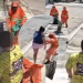 Valiente madre enfrenta a ladrones para proteger a su hija y esposo; video se hace viral