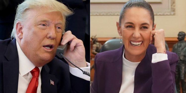 Sheinbaum y Trump sostienen llamada telefónica; califican diálogo como “muy productivo”