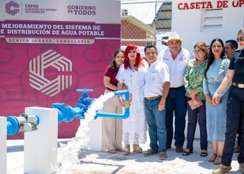 LAYDA SANSORES SAN ROMÁN, ENTREGÓ OBRAS POR MÁS DE $50.6 MILLONES EN CANDELARIA
