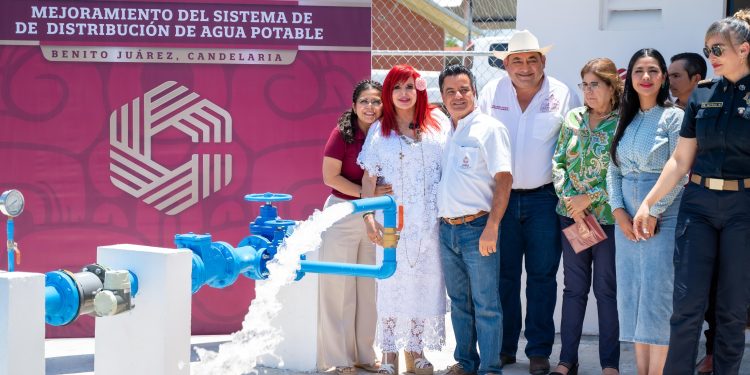 LAYDA SANSORES SAN ROMÁN, ENTREGÓ OBRAS POR MÁS DE $50.6 MILLONES EN CANDELARIA