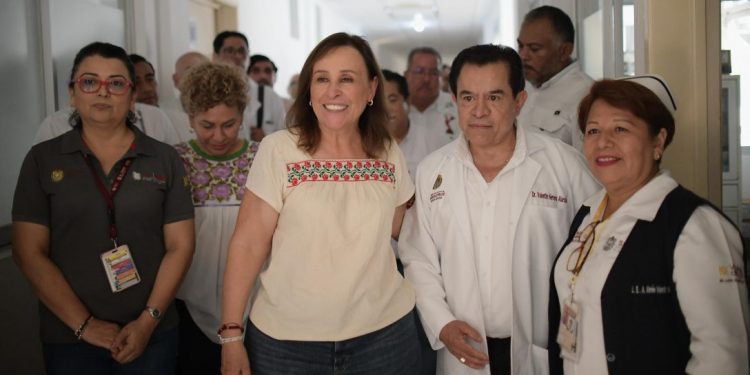Rocío Nahle supervisa el Hospital General de Papantla y anuncia mejoras